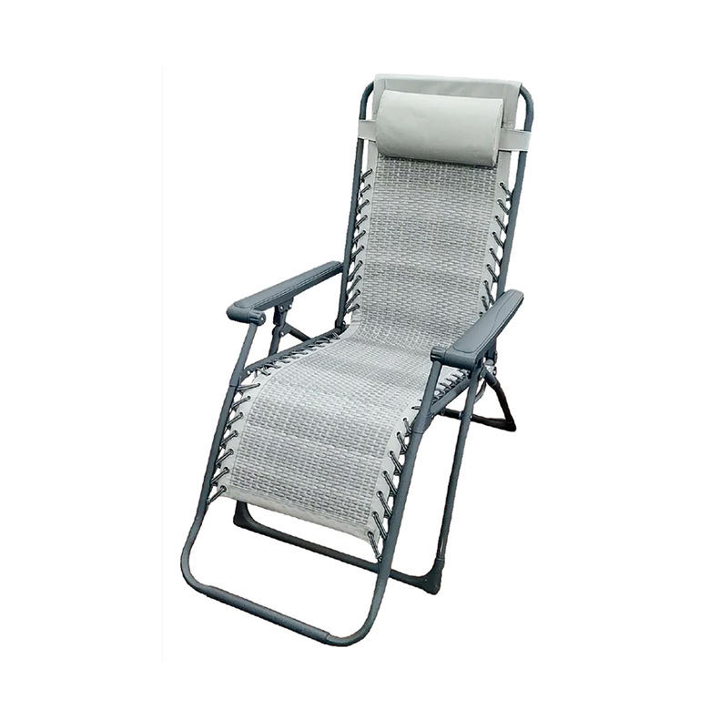 Gray Rattan garden Folding Recliner Chair Relaxation chair